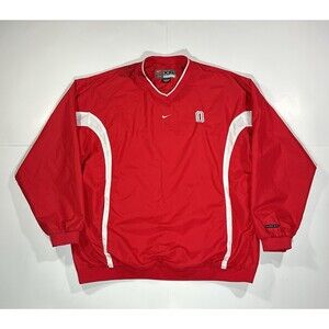 Vintage Nike Ohio St Buckeyes Pullover Windbreaker Jacket Size 2XL Football NCAA
